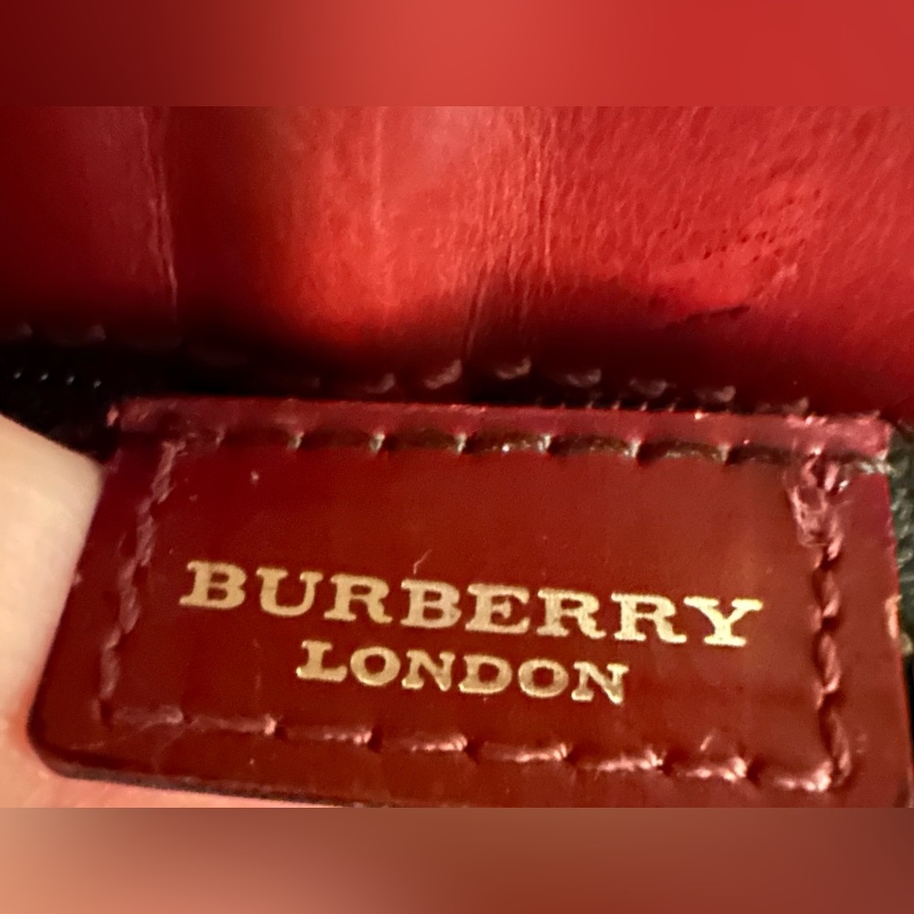 Burberry Haymarket Nova Check Coated Canvas And Leather Small Shoulder Bag - Picture 8 of 8